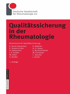 cover image of Qualitätssicherung in der Rheumatologie